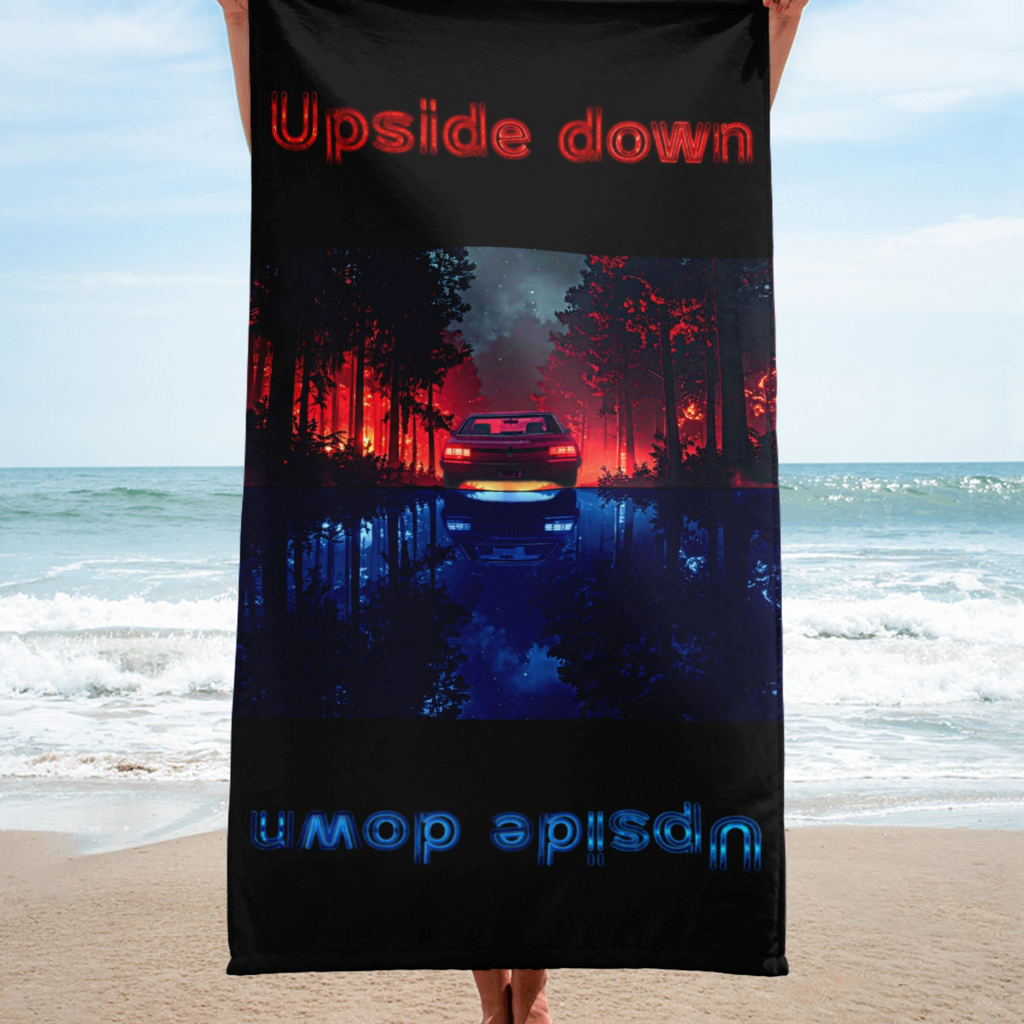 Upside Down Tengerparti Törölköző (Nagy)