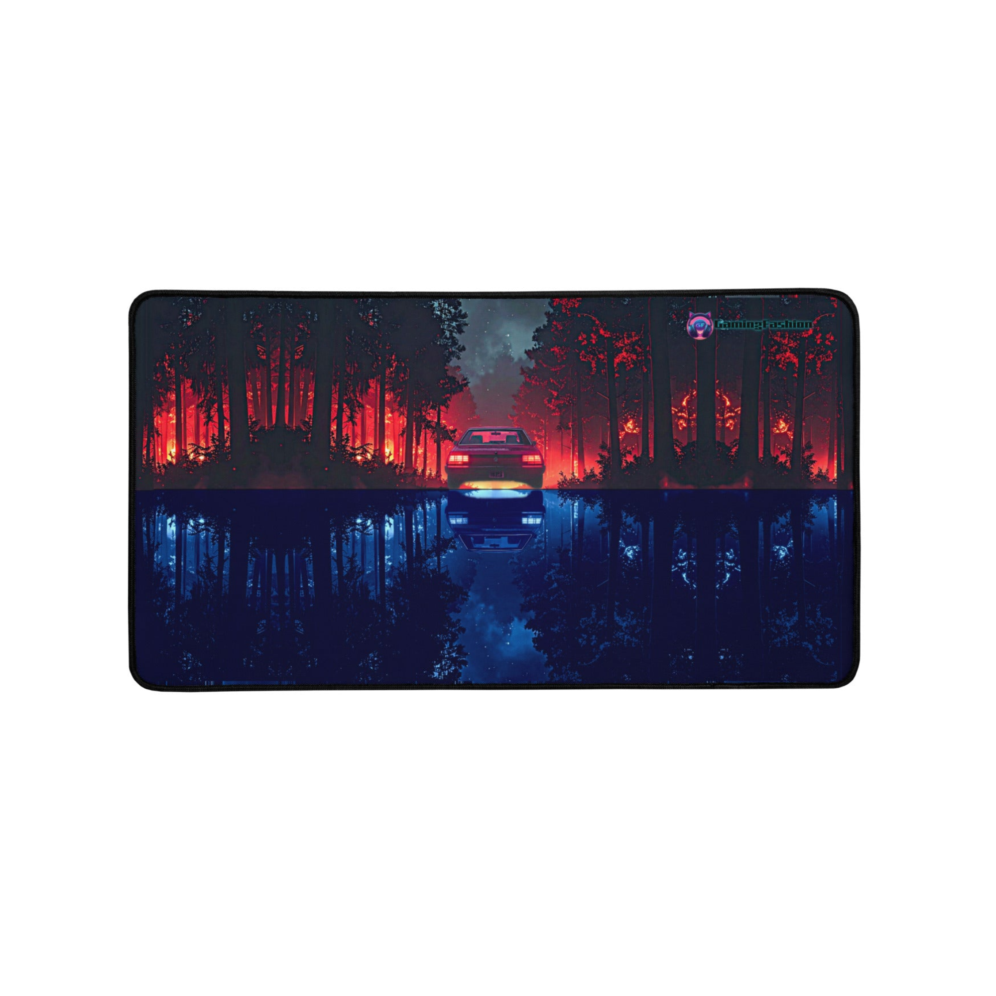 Gaming Egérpad Upside Down Mintával - Fekete/Piros/Kék