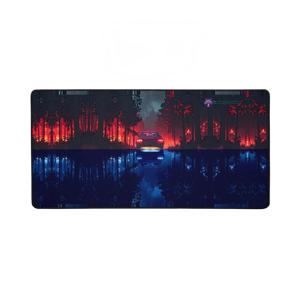 Gaming Egérpad Upside Down Mintával - Fekete/Piros/Kék